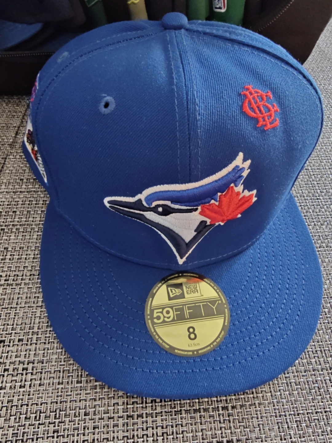 New Era 59FIFTY Blue Jays Big League Chew Hat Size 8