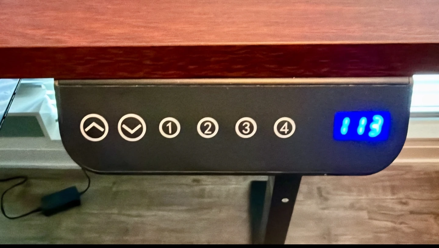 Electronic Adjustable Standing Desk with Keyboard Tray - photo 3