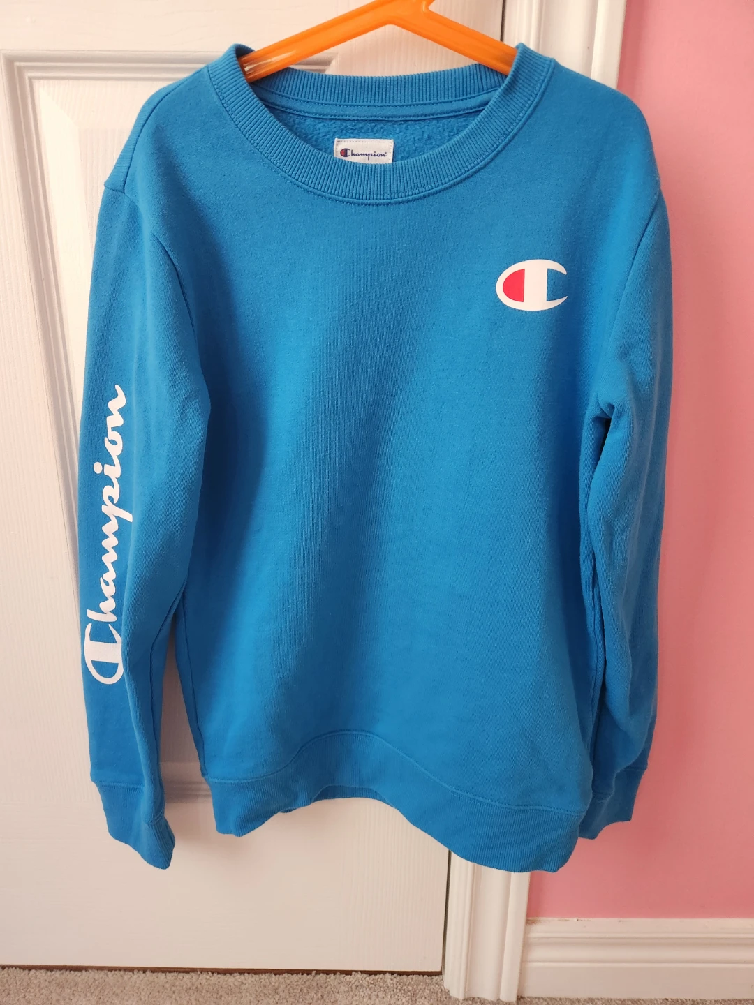 Champion Blue Crewneck Sweatshirt