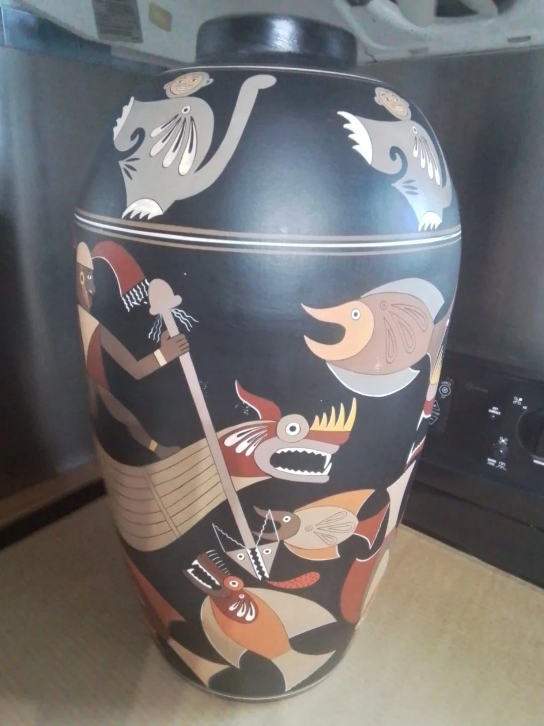 Hand-painted Decorative Vase - Segovia