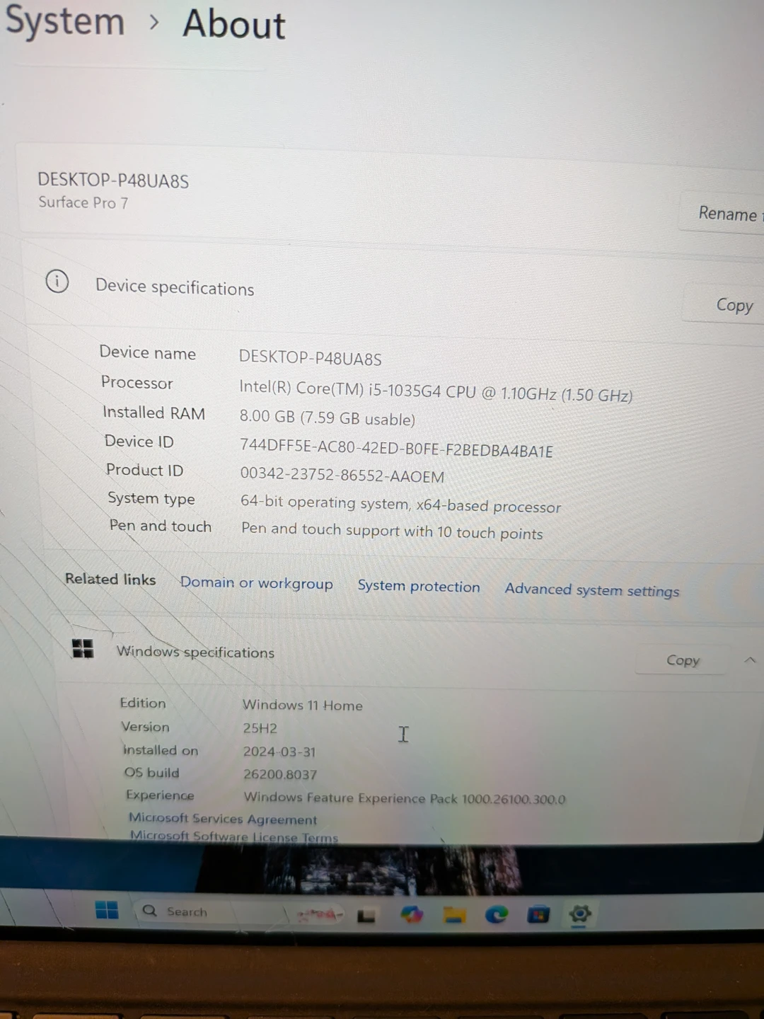 256GB Surface Pro 7 - photo 2