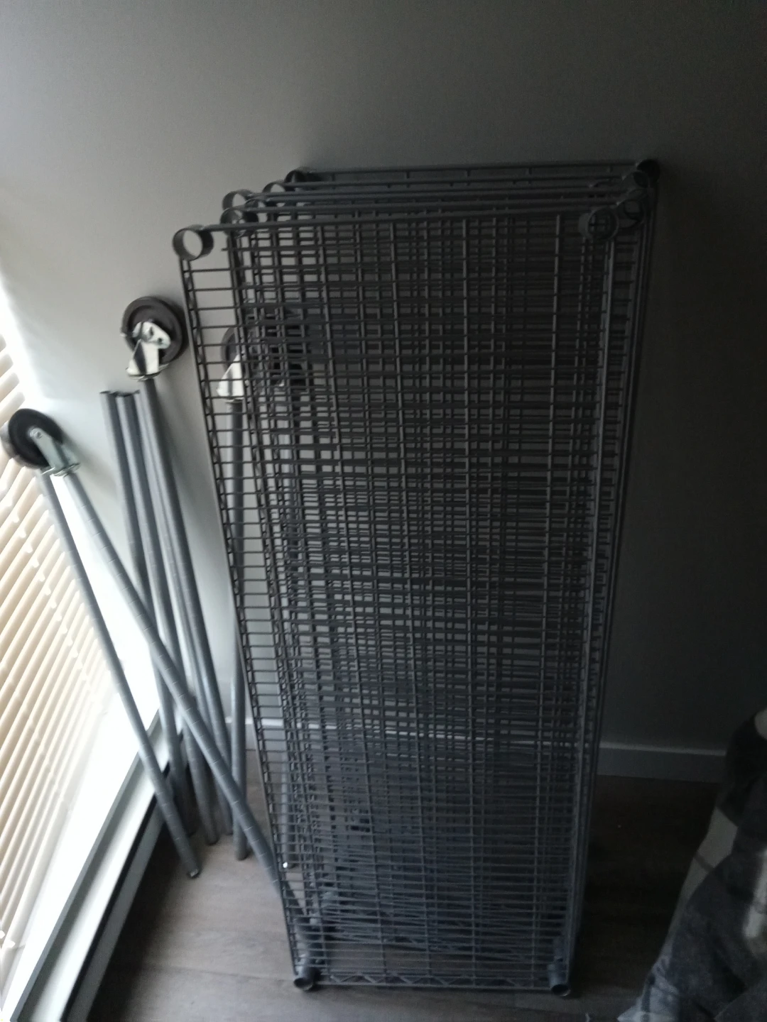 Wire Shelving Unit with Casters