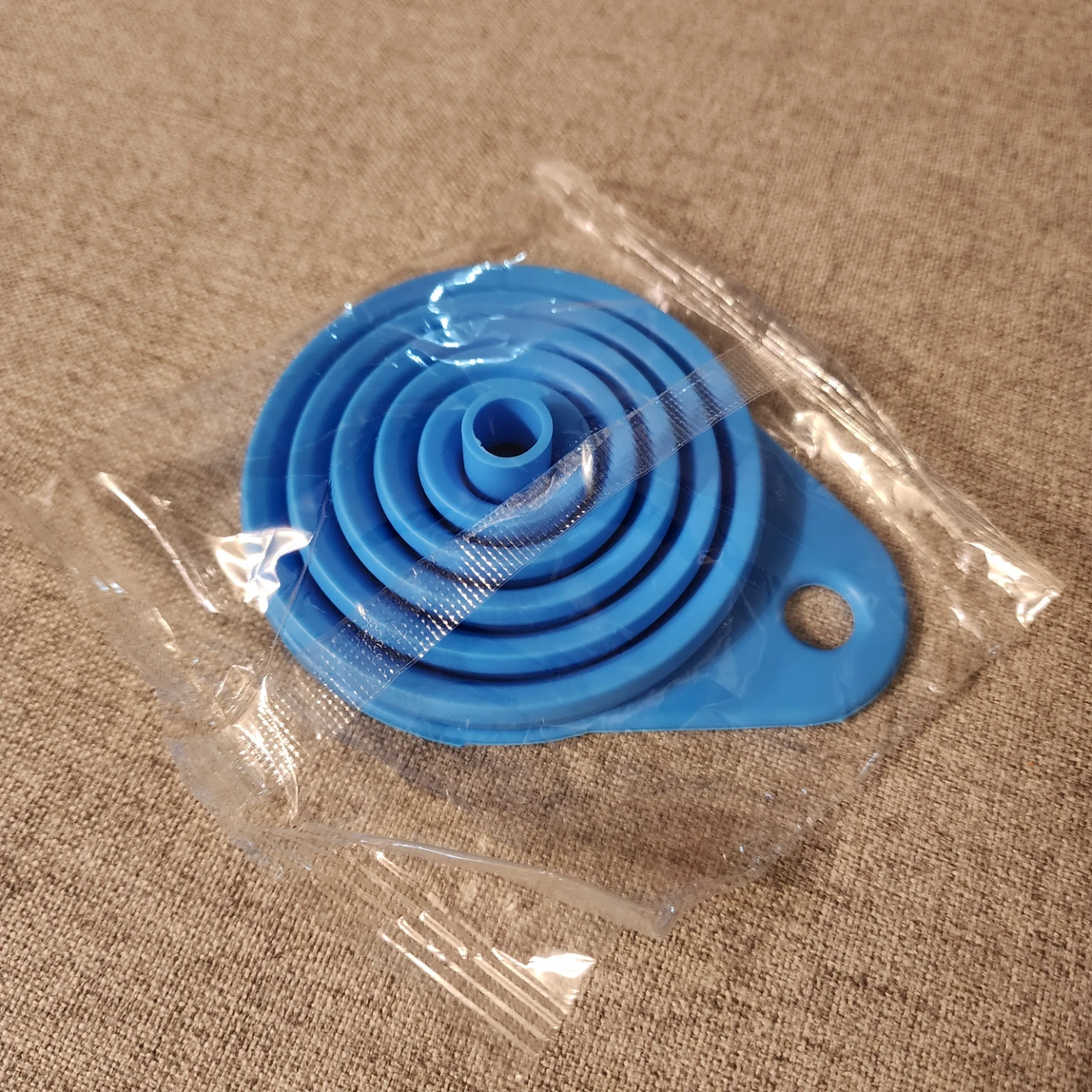 Blue Collapsible Silicone Funnel - photo 4