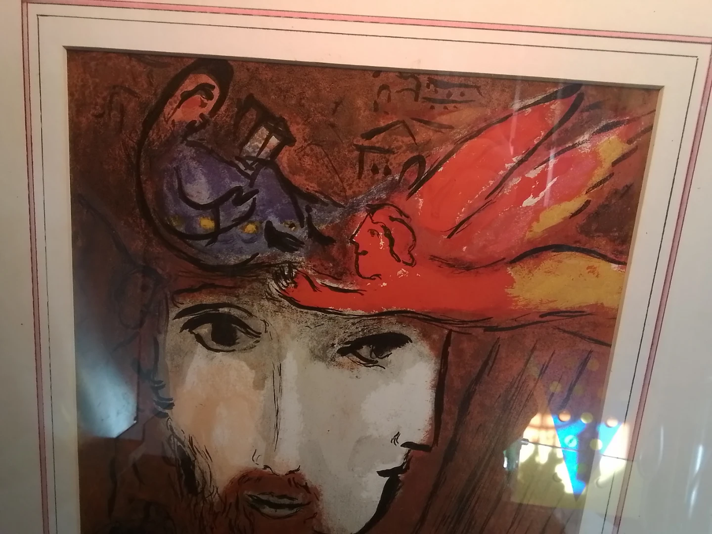 David and Bathsheba" Signed color lithograph by Marc Chagall - photo 4