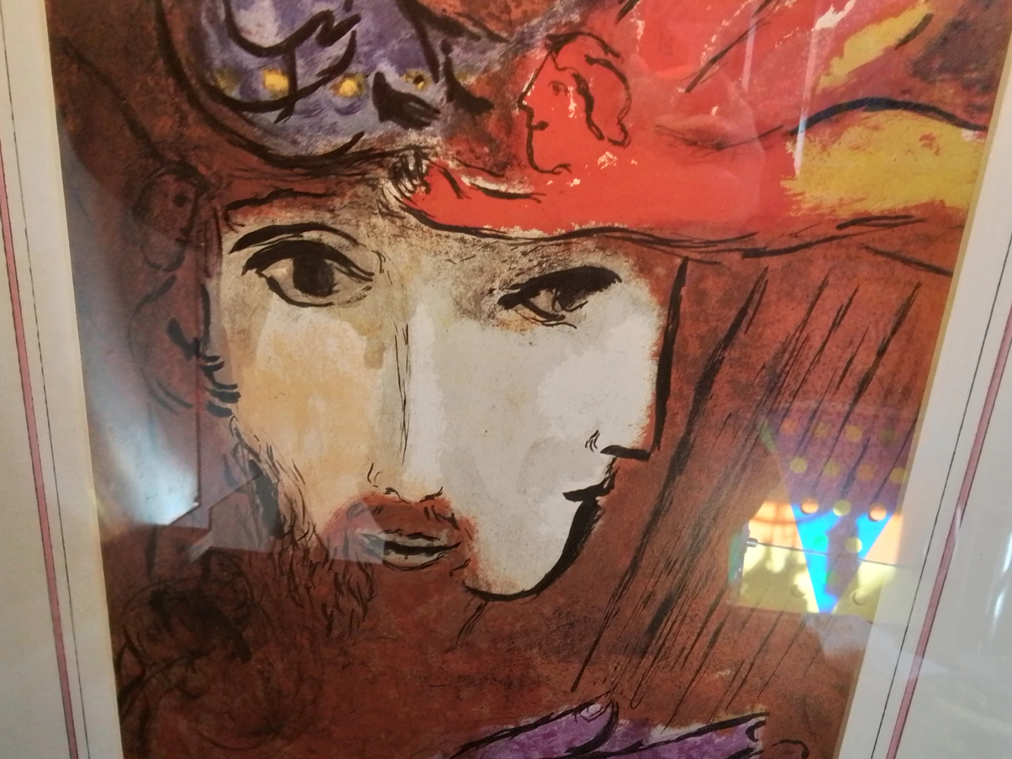 David and Bathsheba" Signed color lithograph by Marc Chagall - photo 5