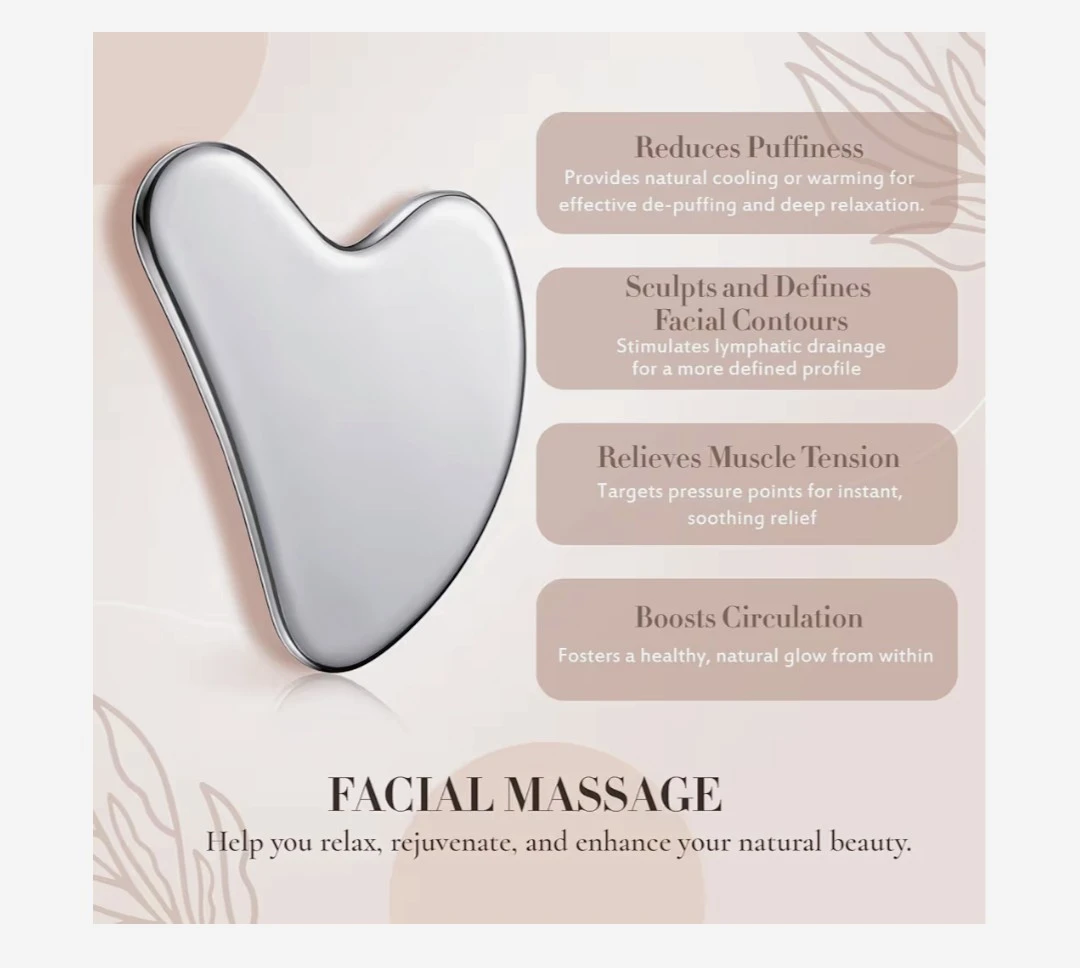 NUANCHU Stainless Steel Gua Sha Stone - photo 3