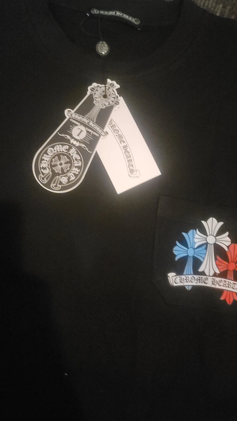 Chrome Hearts Black T-Shirt - photo 2