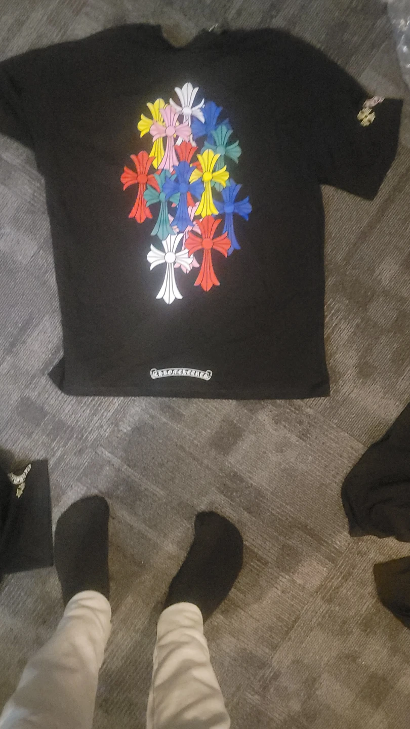 Chrome Hearts Black T-Shirt - photo 3