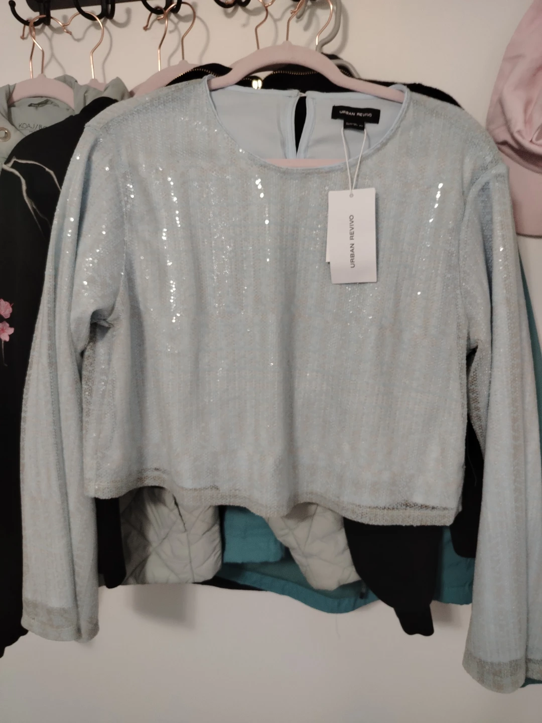 Urban Revivo Sequined Casual Top - Small