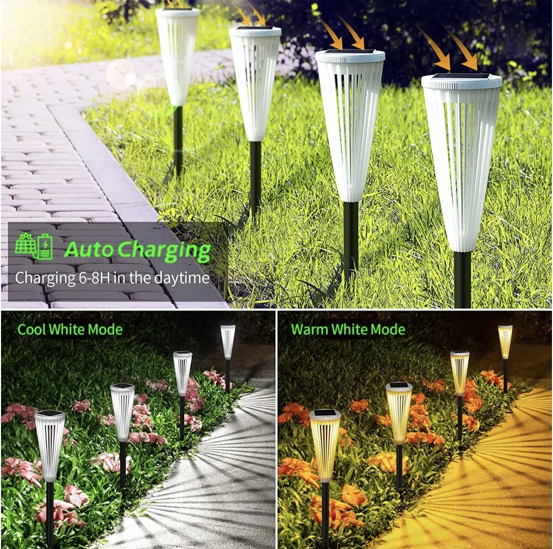 Solar Powered Garden Lights 2 settings. $3 each - photo 3