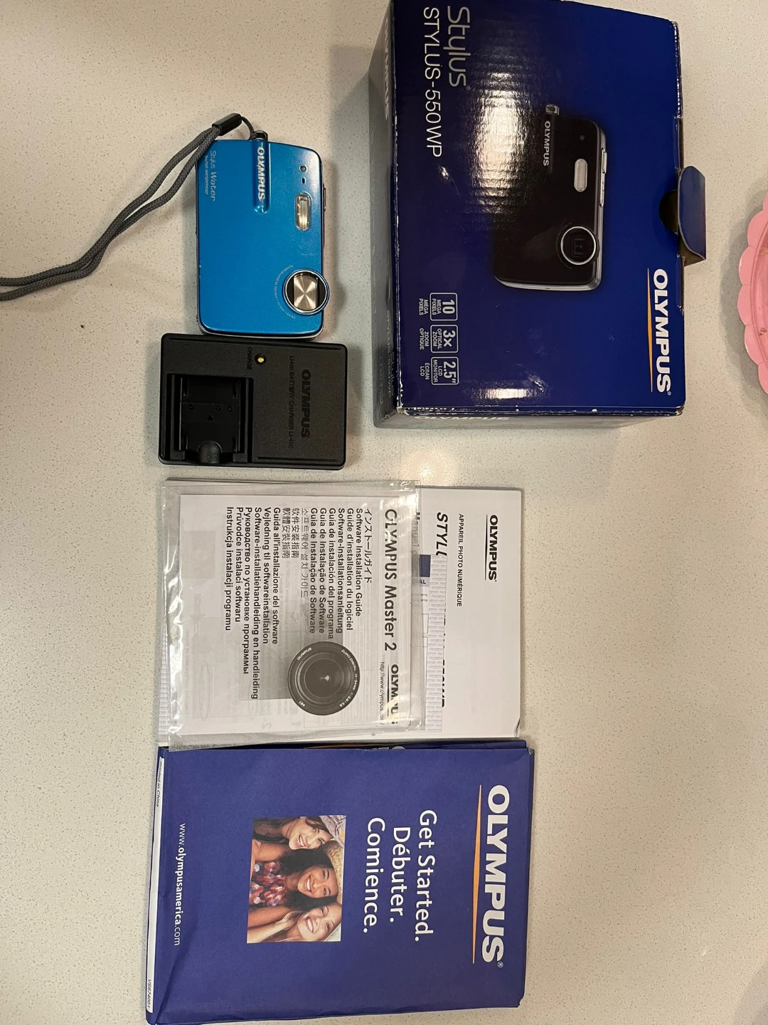 Olympus Stylus 550WP Digital Camera (Blue) - photo 3
