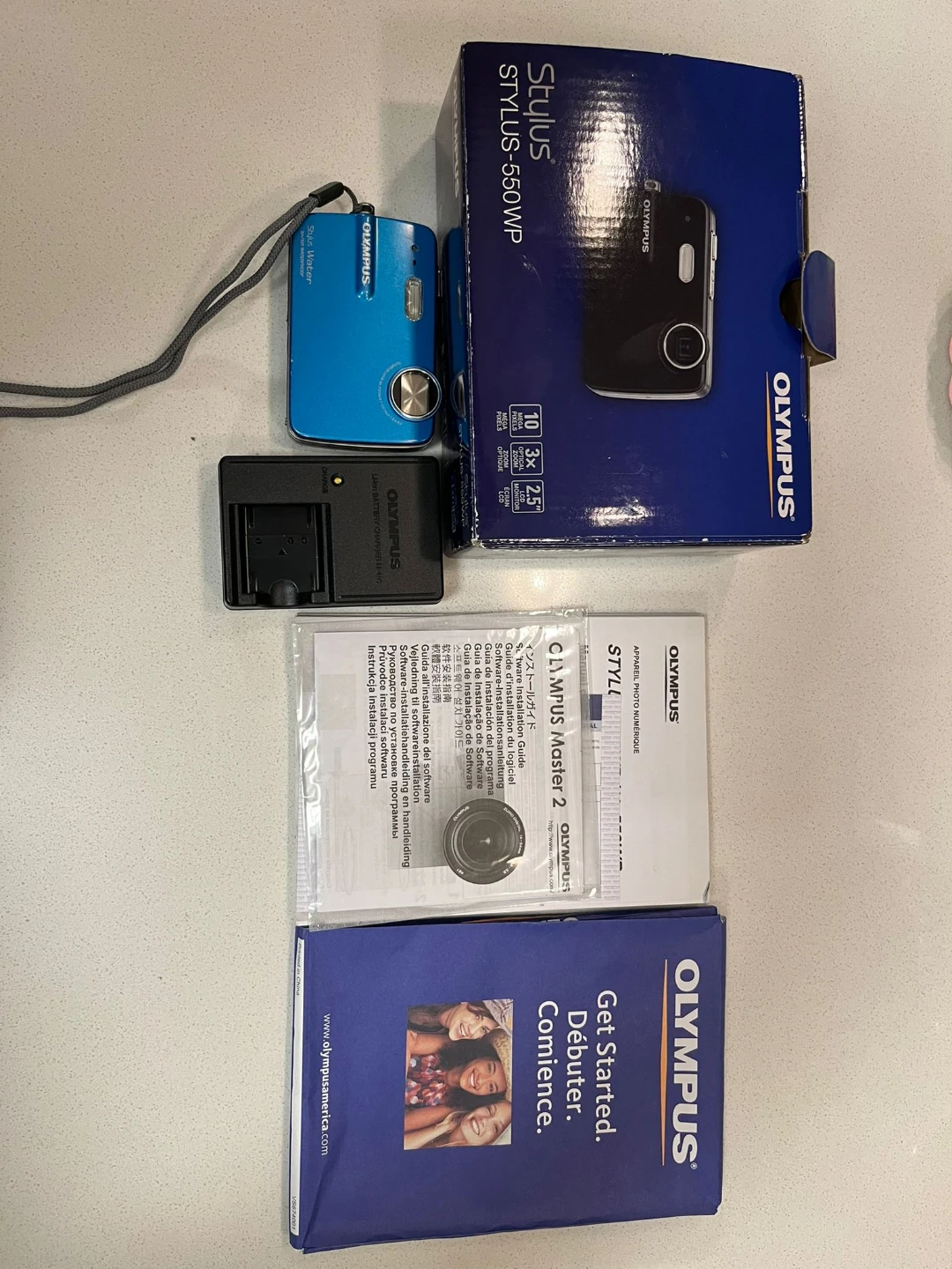 Olympus Stylus 550WP Digital Camera (Blue) - photo 4