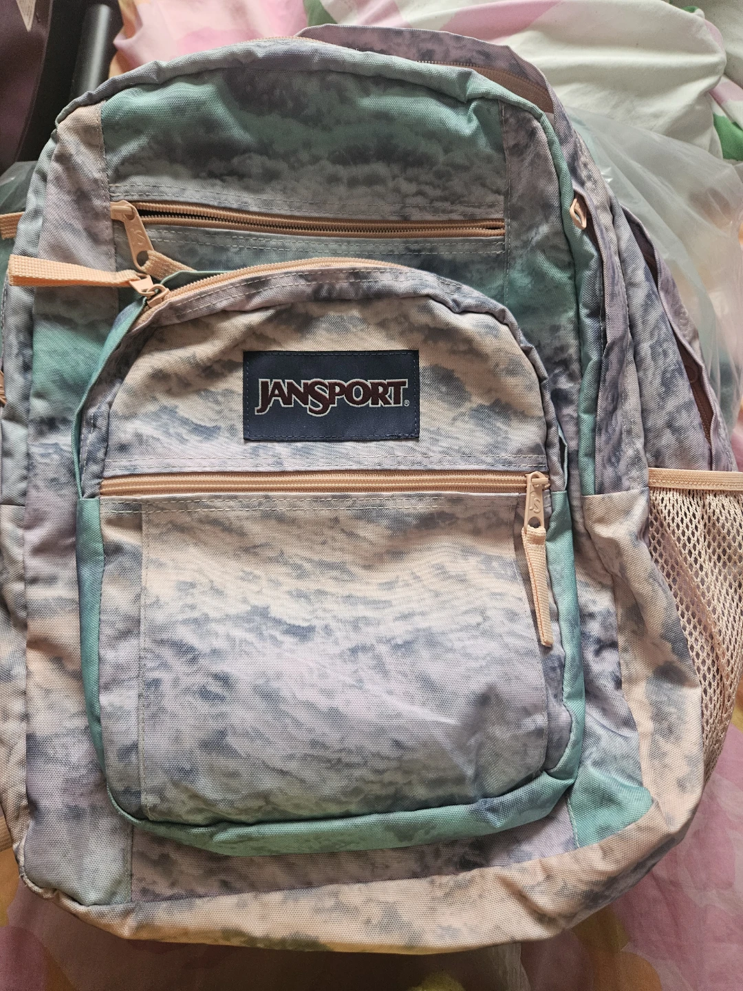 JanSport Big Student Backpack - Cotton Candy Clouds - photo 2