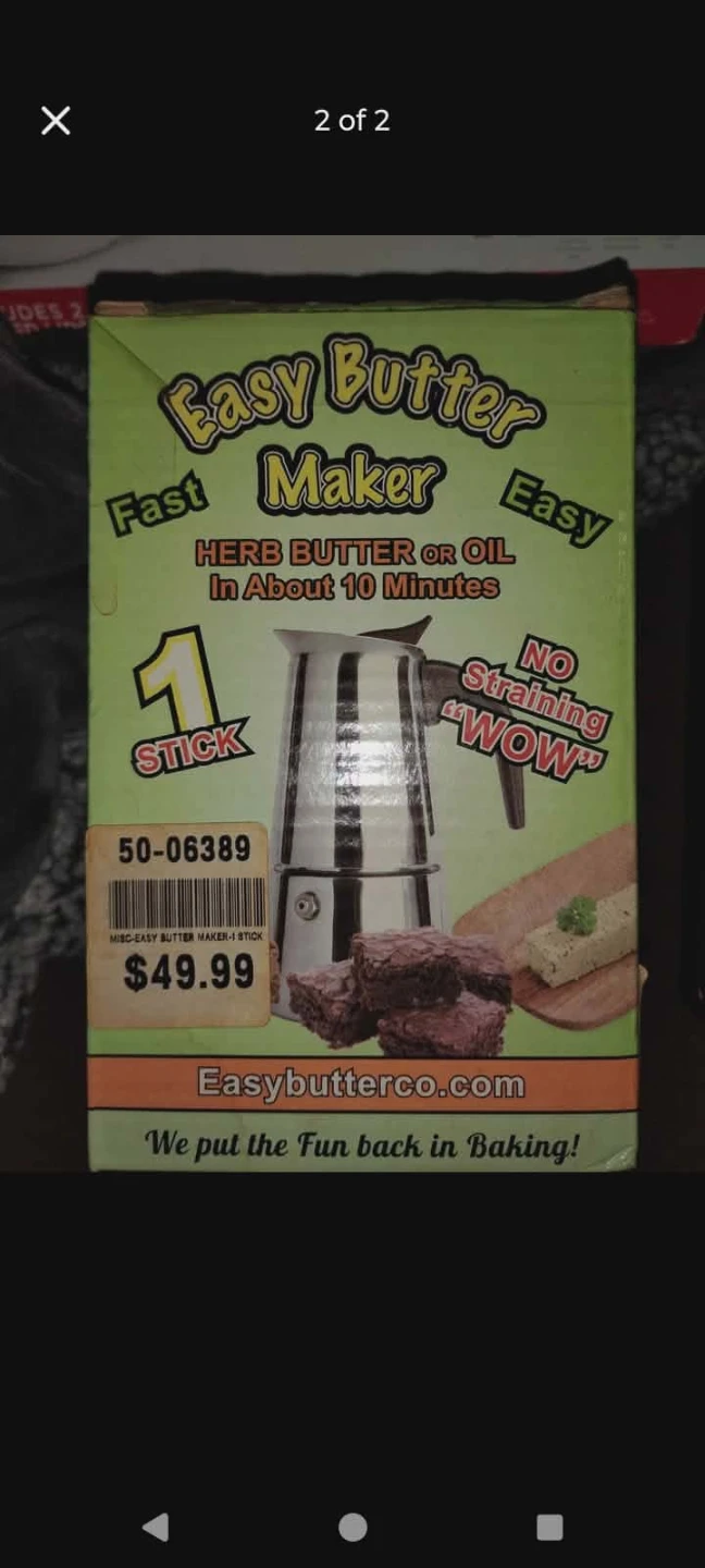 Easy Butter Maker - Herb Butter or Oil Infuser