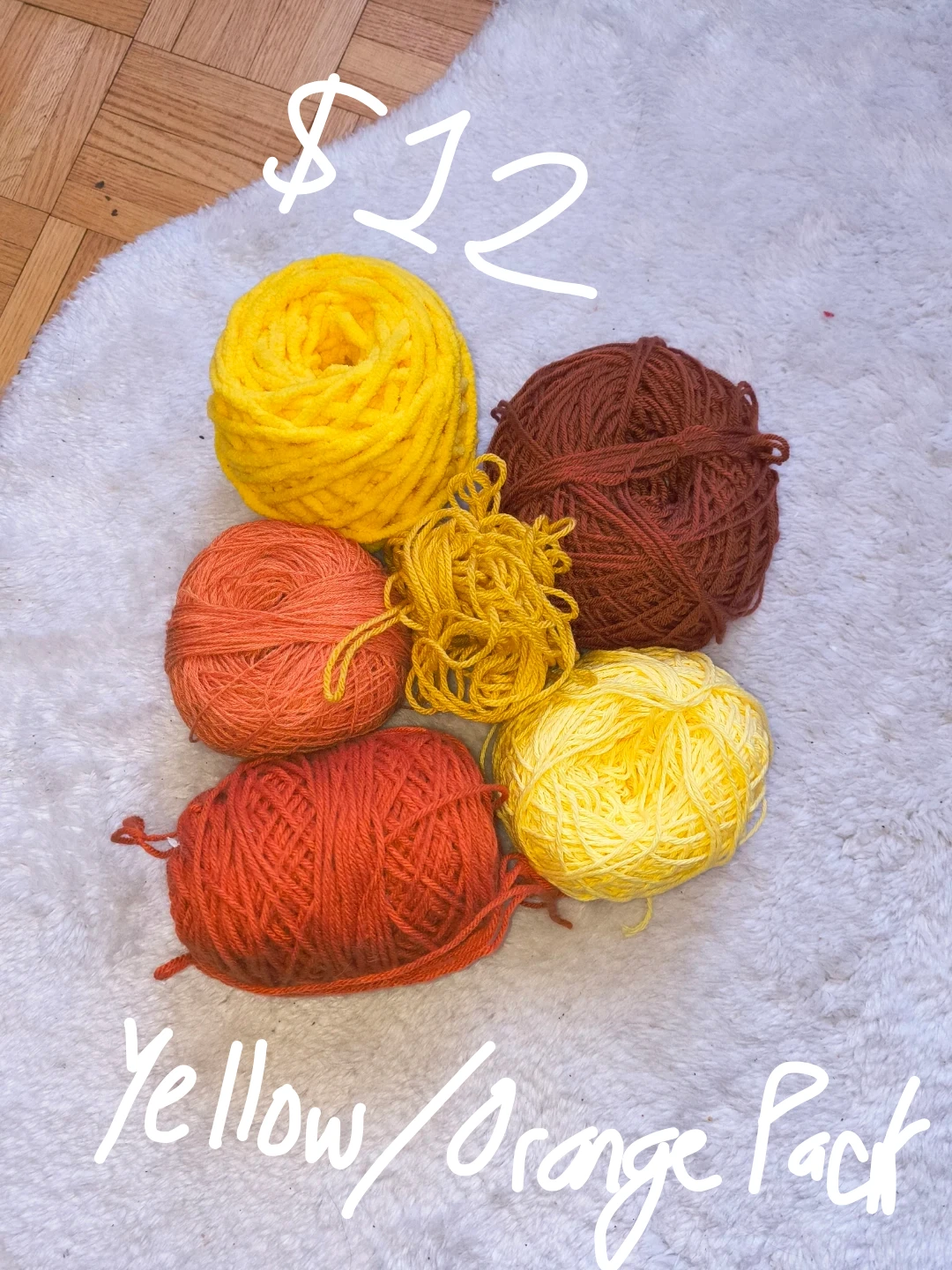 ☀️🧡 Yellow/Orange Variety Yarn Pack