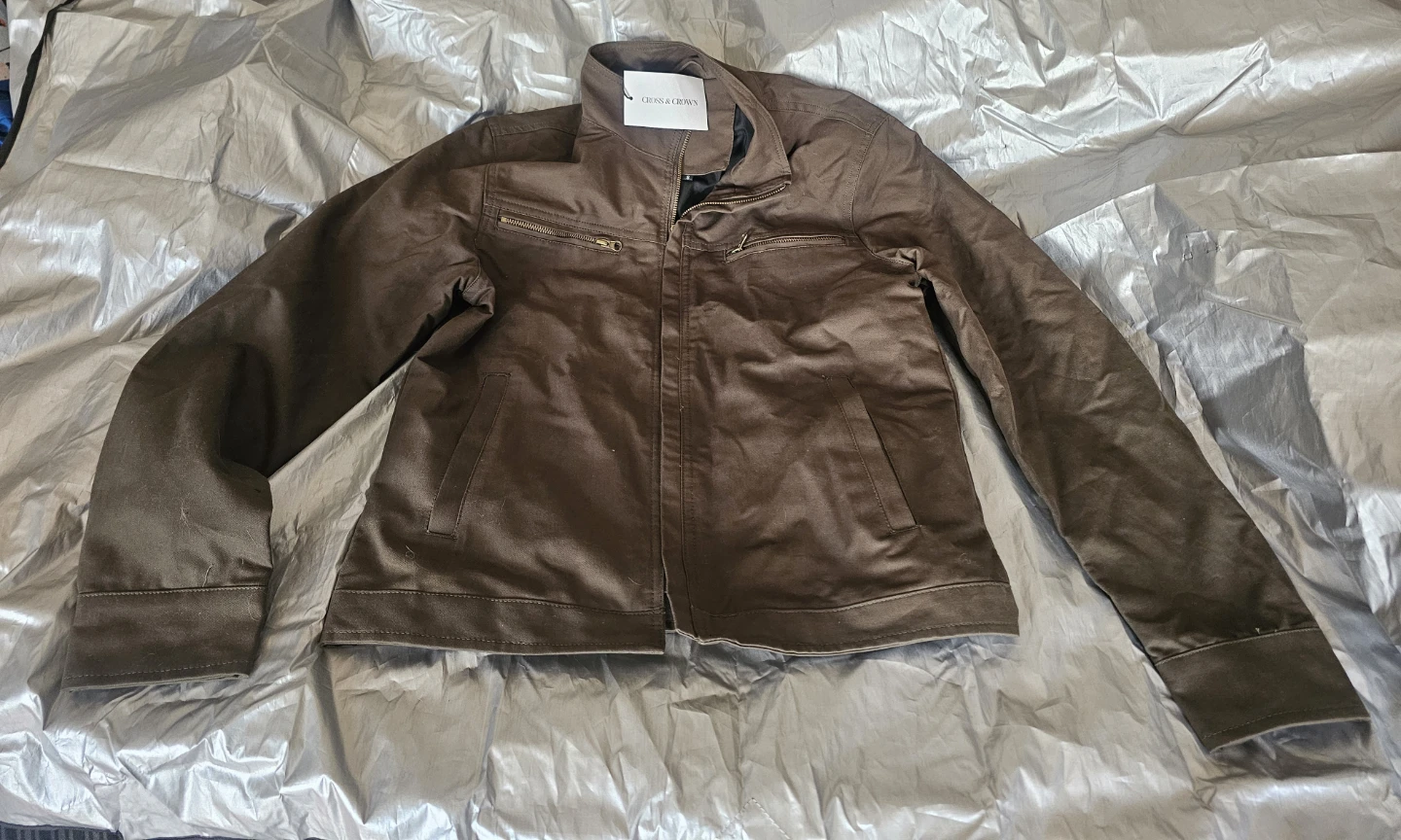 Cross & Crown Men's dark green Jacket - Size S and M
