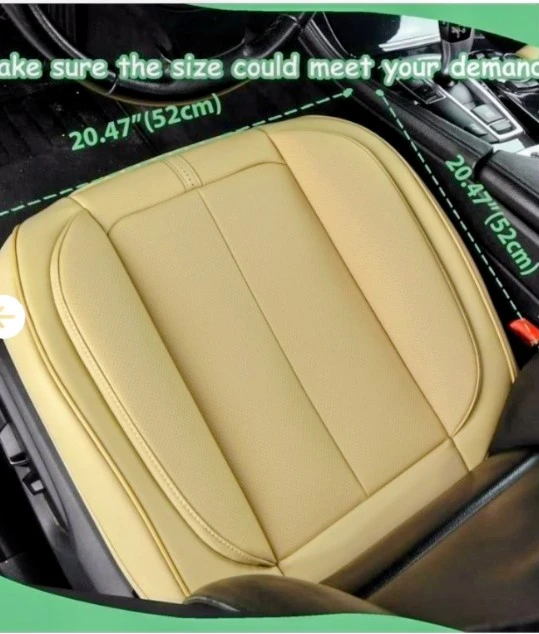 Leather Car Seat Cushion Cover - photo 3