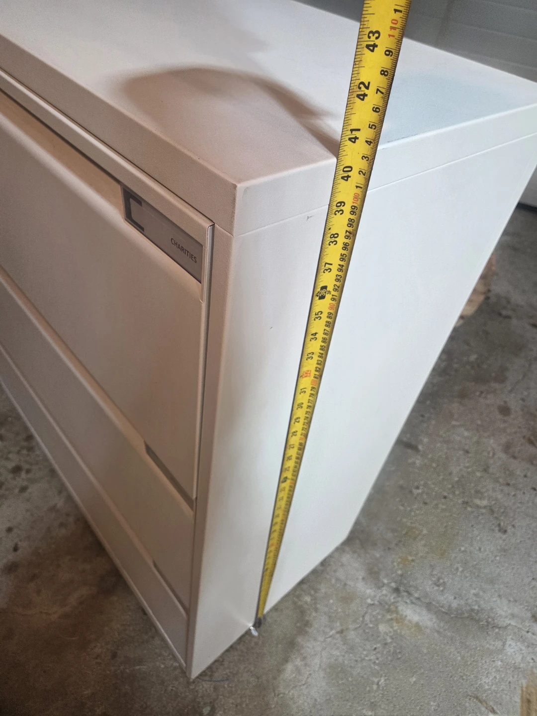 Filing Cabinet - 3 Drawer - white - photo 5