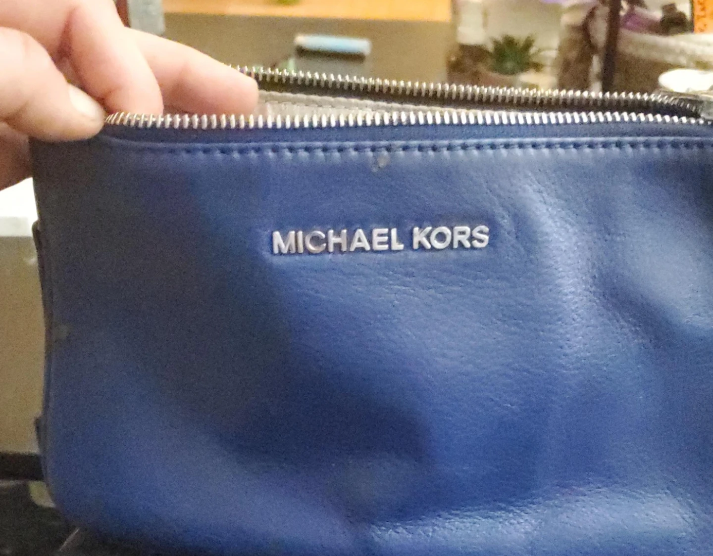 Michael Kors Blue Leather Crossbody Bag - photo 4