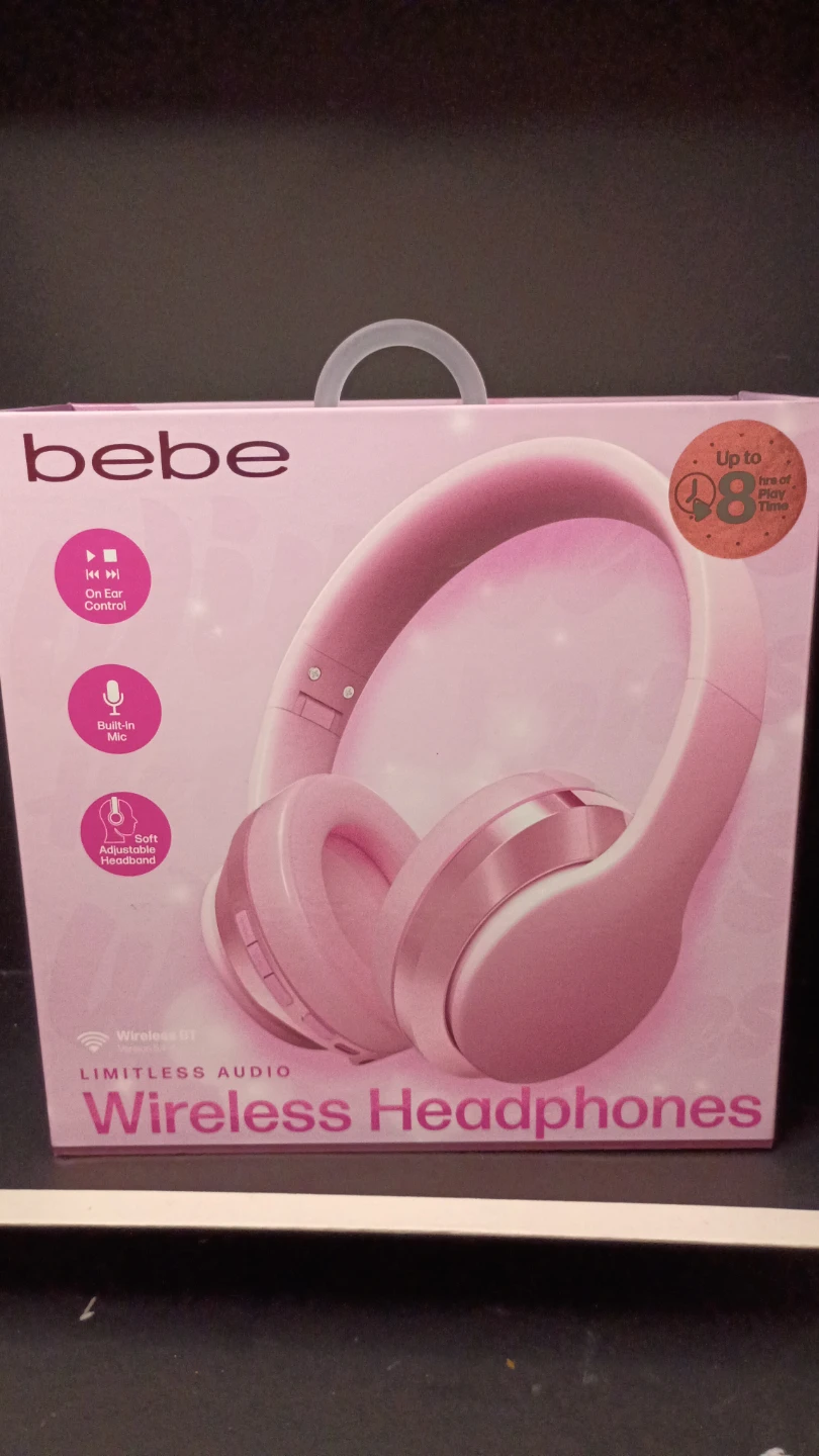 Bebe Wireless Bluetooth Headphones - Pink