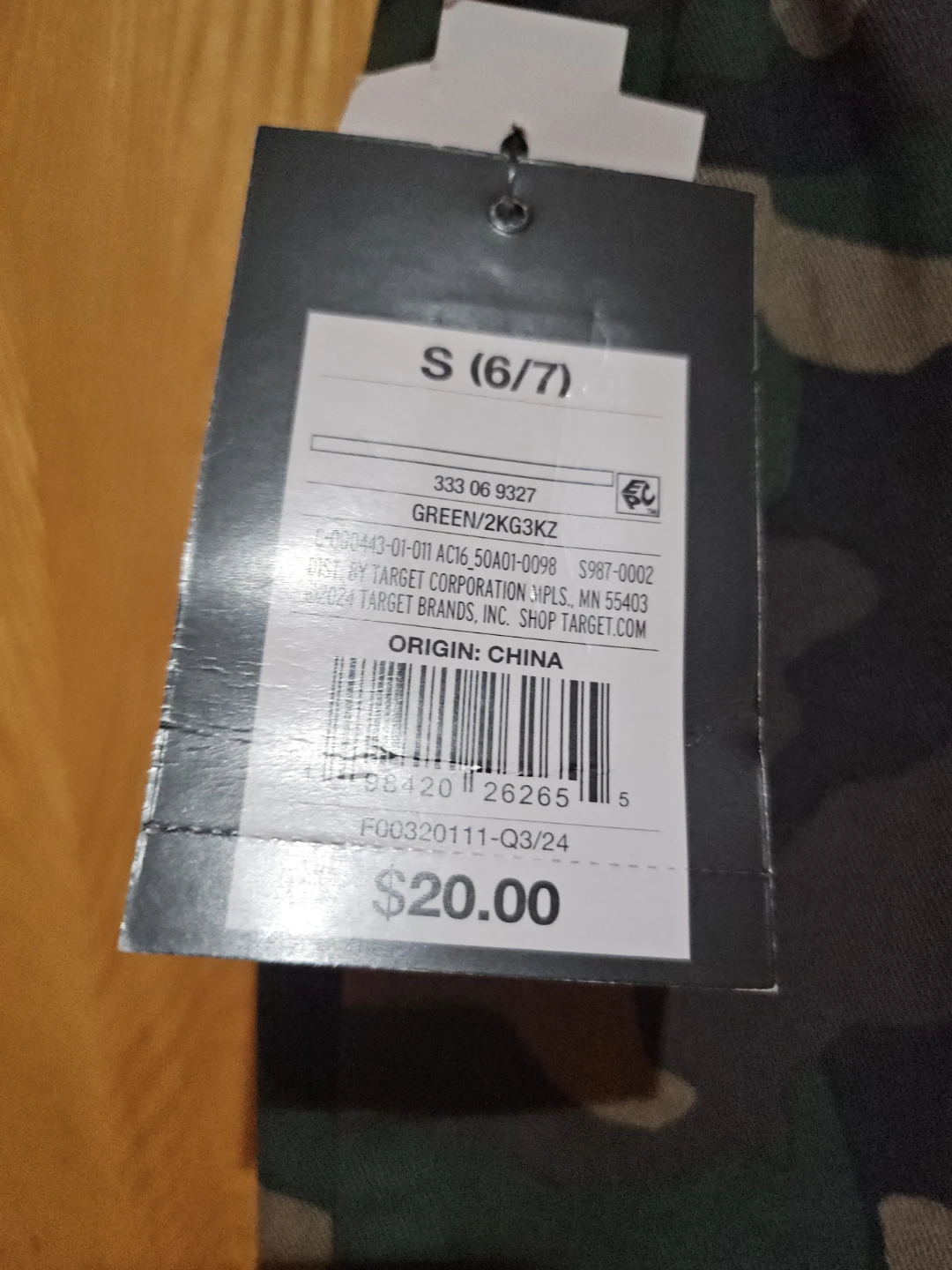Art Class Camo Cargo Pants Size S (6/7) - photo 5