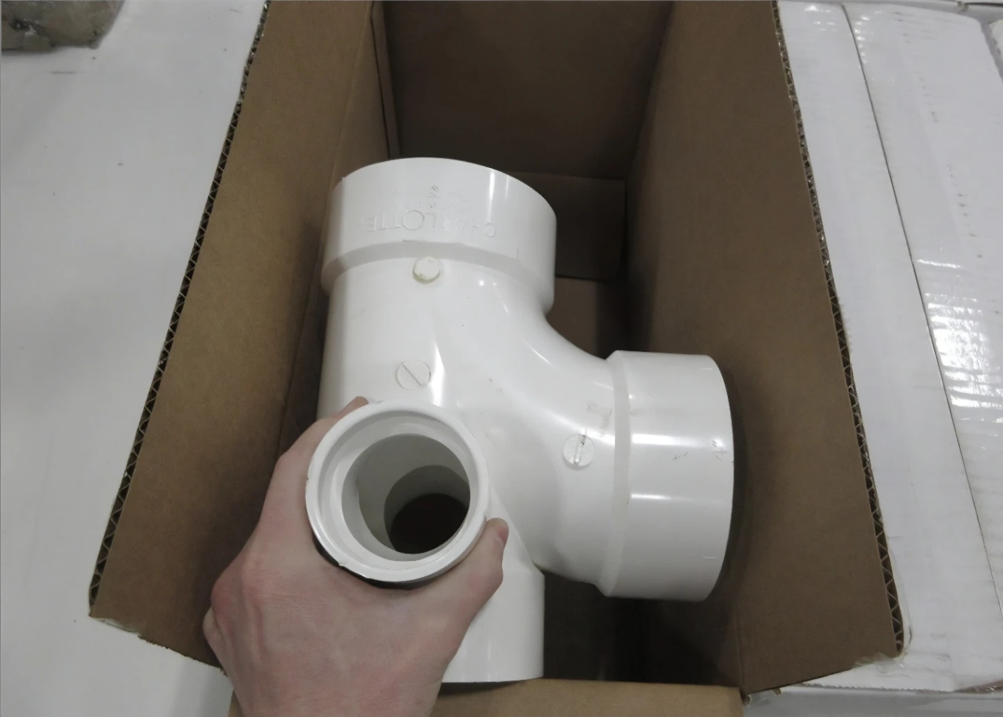 CHARLOTTE 4" PVC DWV SANITARY TEE - photo 5