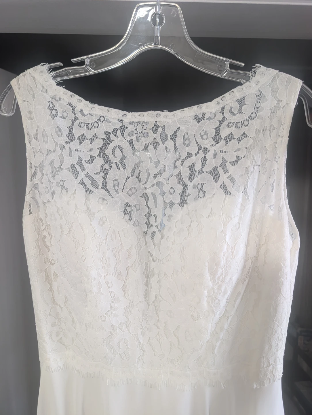 White Lace Wedding/Reception Dress by French Bustle - photo 2