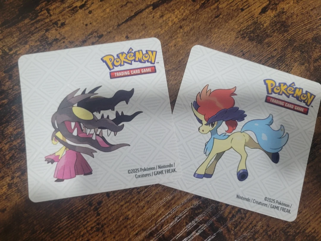 2 Pokemon Stickers