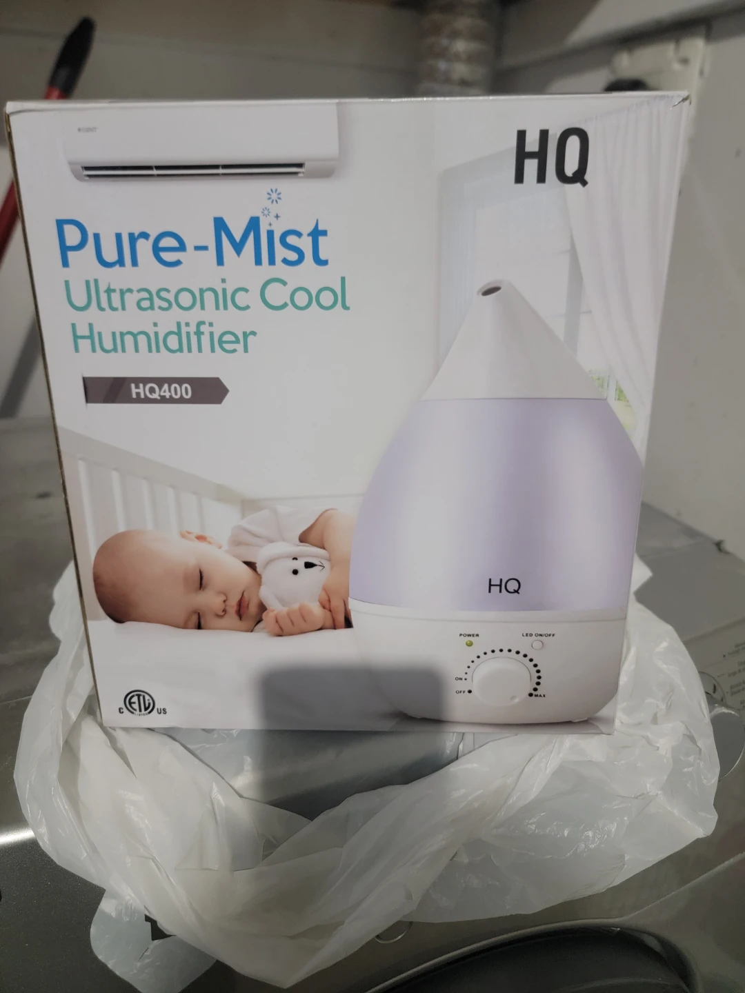 HQ Pure-Mist Ultrasonic Cool Humidifier HQ400
