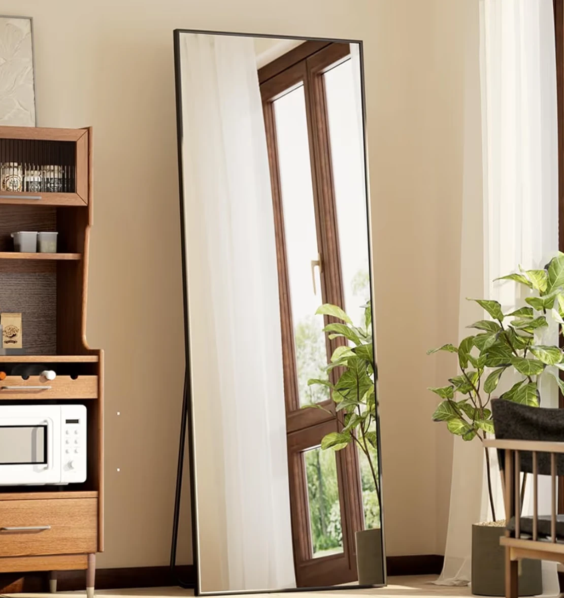 Full Length Mirror 56" x 21" ShatterVue Tempered Glass