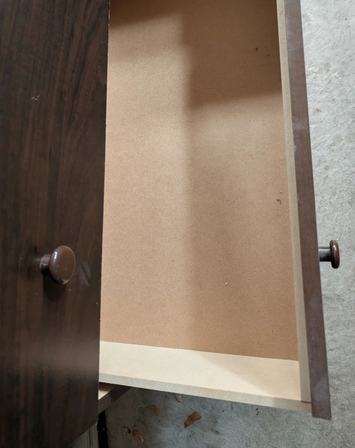 Dark Wood Dresser with 5 Drawers - photo 2