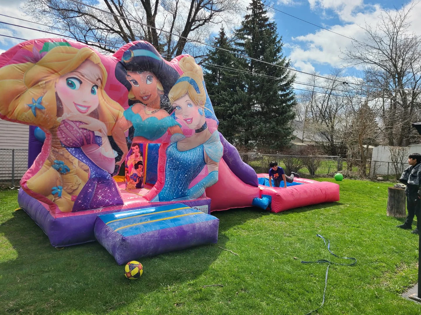 Disney Princess Inflatable Bounce House with Slide