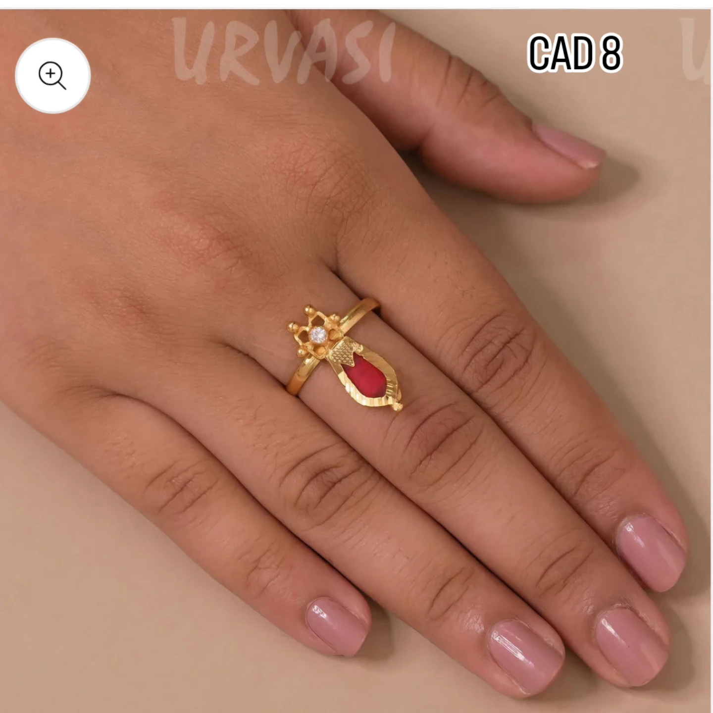 Gold Tone Statement Ring - photo 2