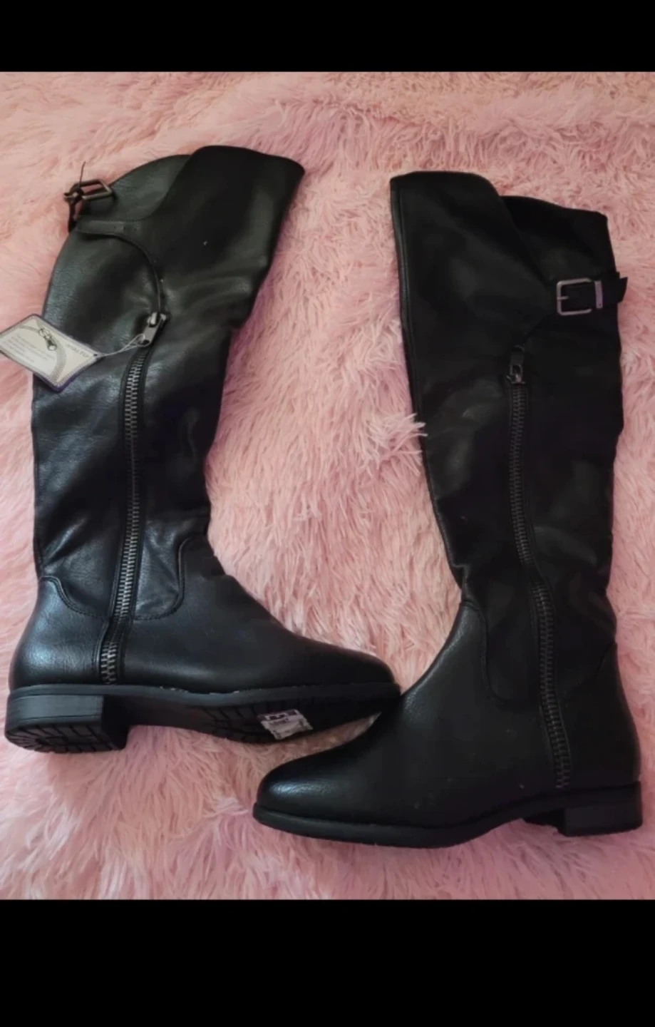 Black Knee-High Boots