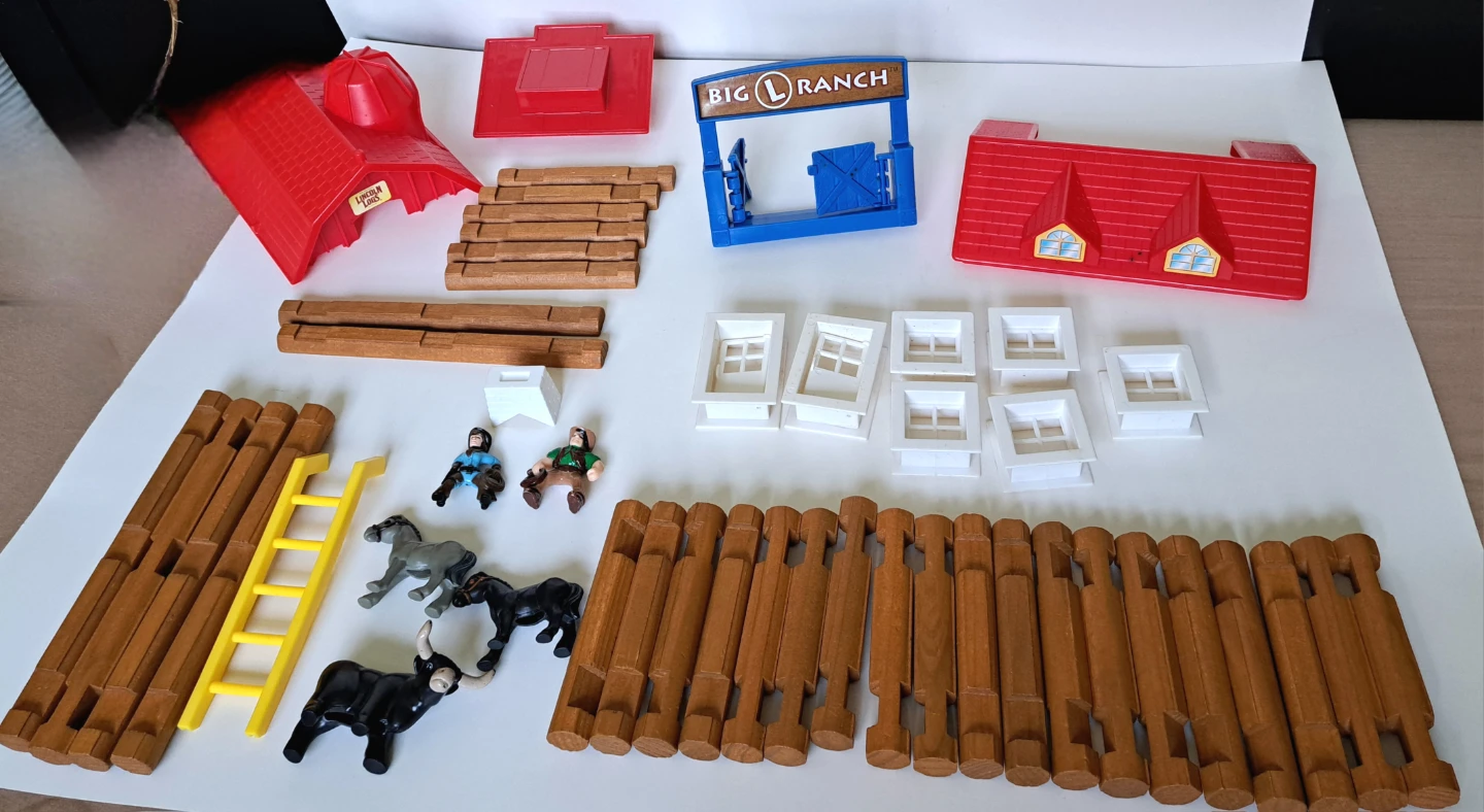 Lincoln Logs Big L Ranch Building Set - photo 5