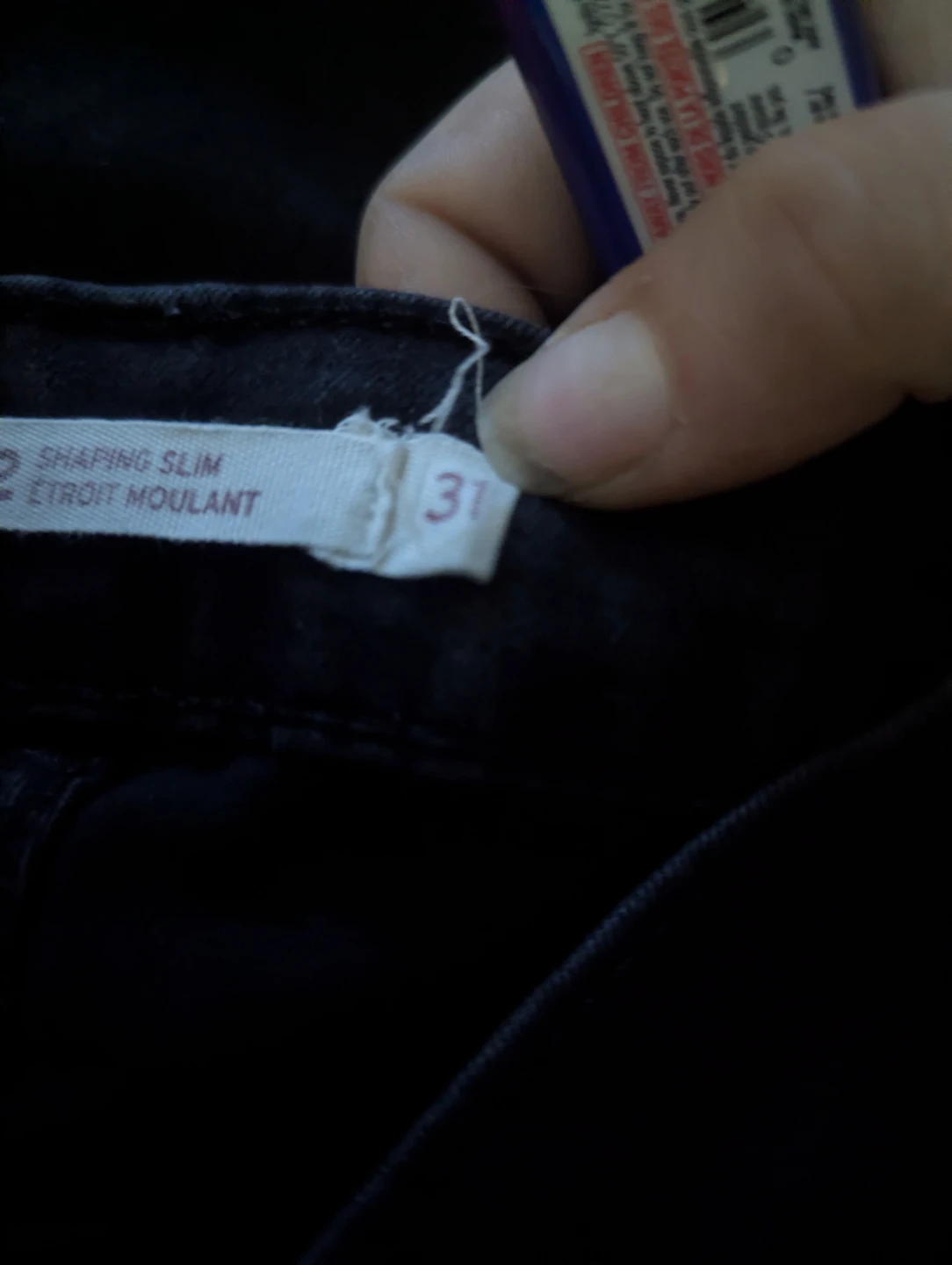 Levi's Black Shaping Slim Jeans