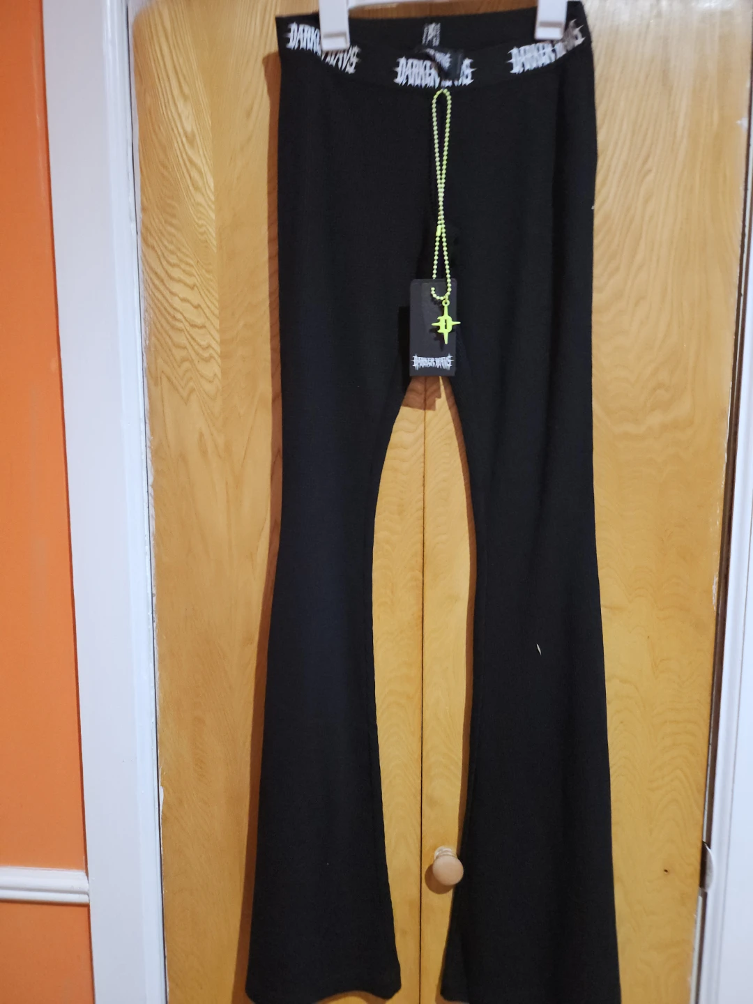 Darker Wavs Black Flare Pants