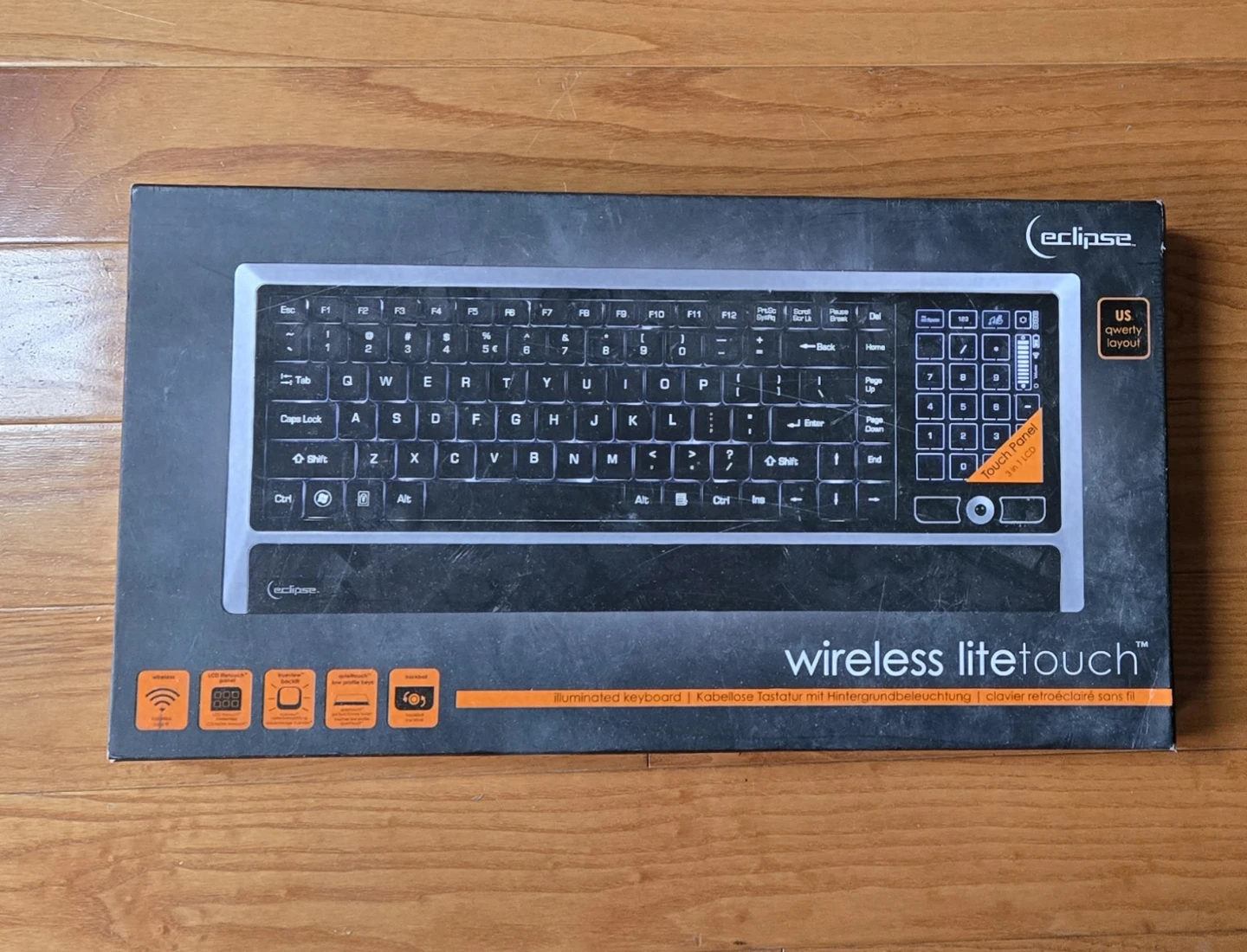 Eclipse Wireless LiteTouch Illuminated Keyboard