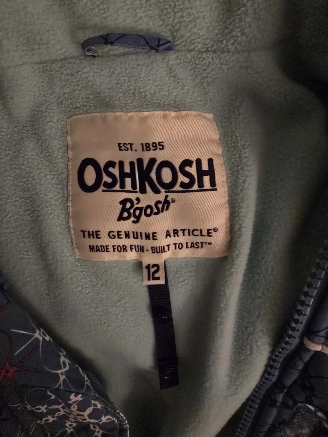 OshKosh B'gosh Kids Winter Jacket Size 12 - photo 2