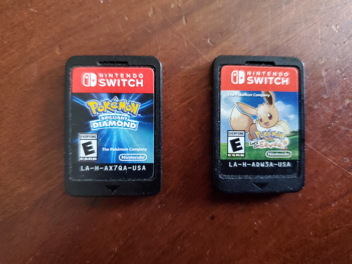 Nintendo Switch Pokemon Brilliant Diamond & Let's Go Eevee Games