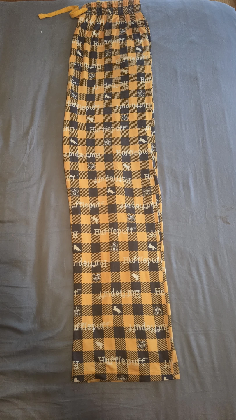 Harry Potter Hufflepuff Plaid Pajama Pants