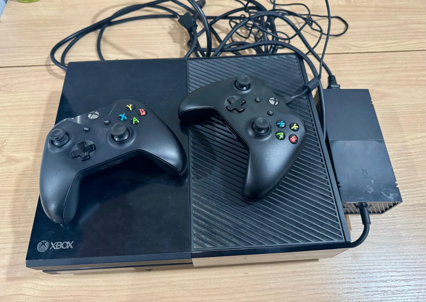 Xbox One Console with Two Controllers