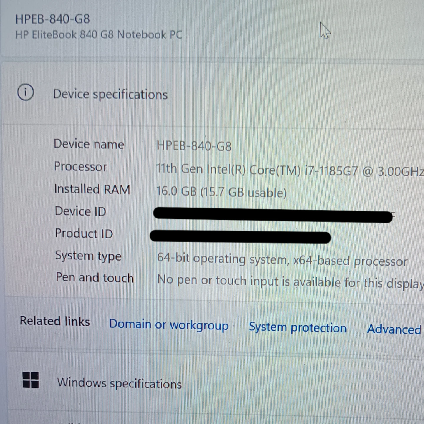 HP Elitebook 840 G8 - photo 4