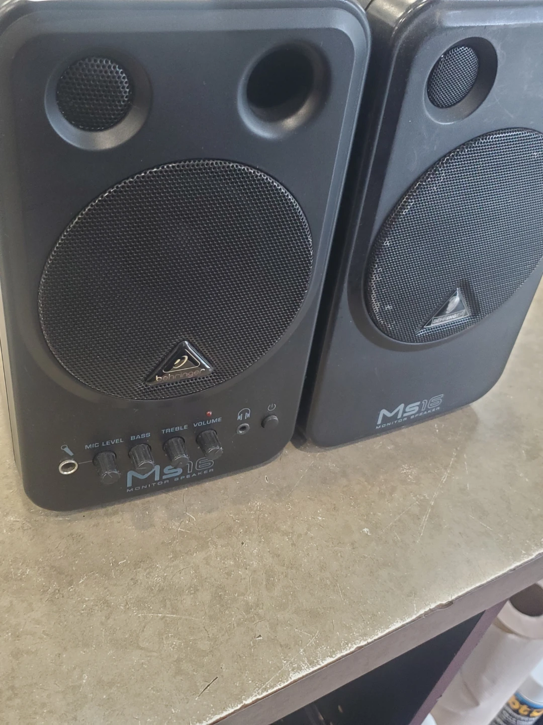 Behringer MS16 Monitor Speakers (Pair)