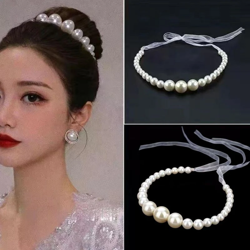 Pearl Headband and Choker Set