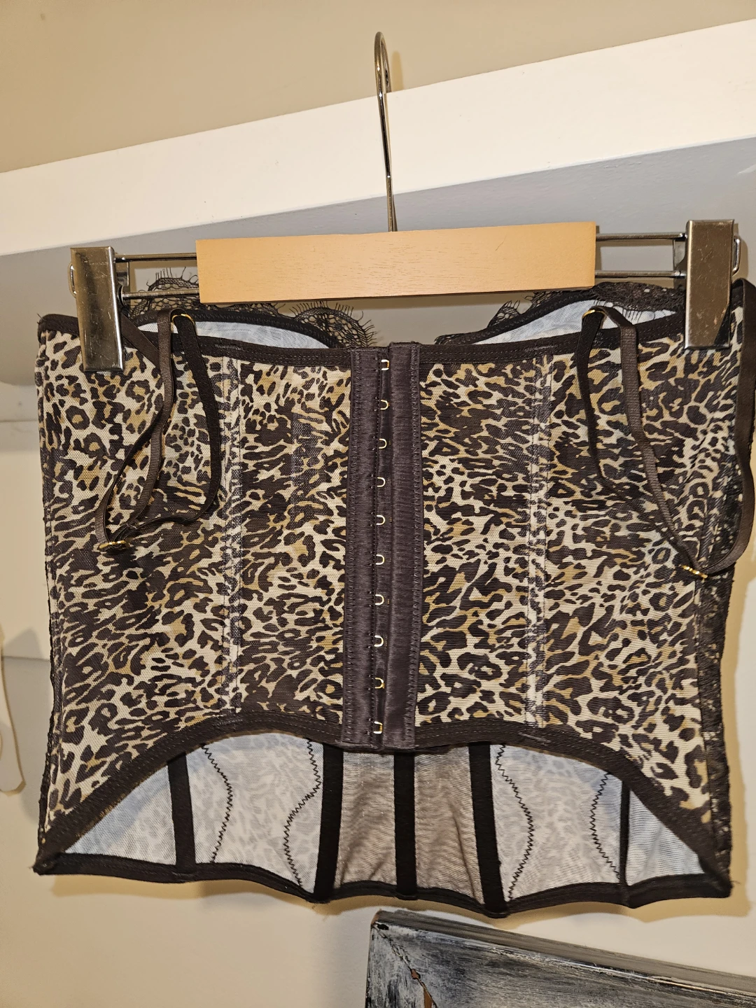 Lace Leopard Corset Top - photo 2