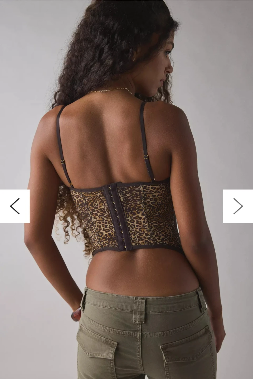 Lace Leopard Corset Top - photo 4