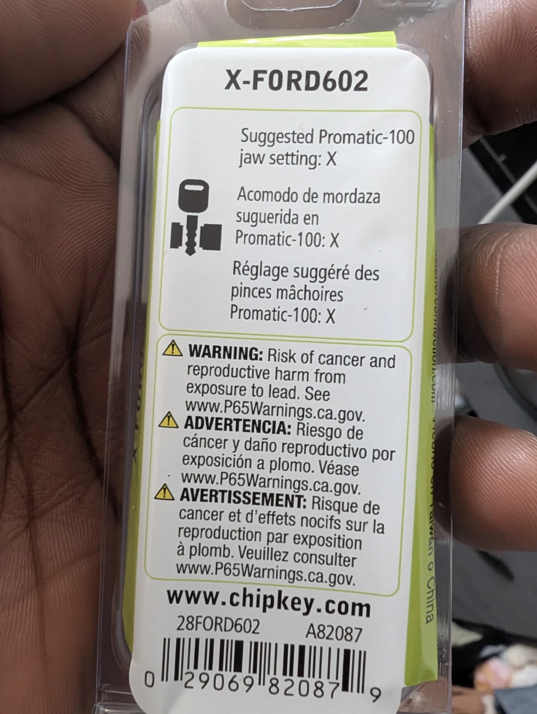 ChipKey X-FORD602 Key Fob