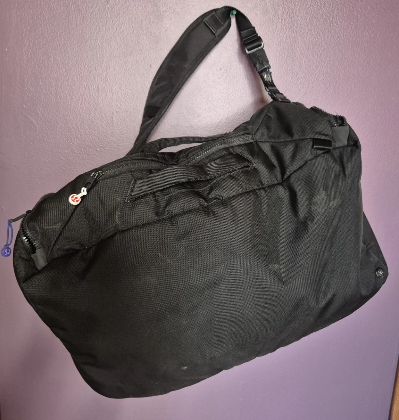 Lululemon Black Duffel Bag