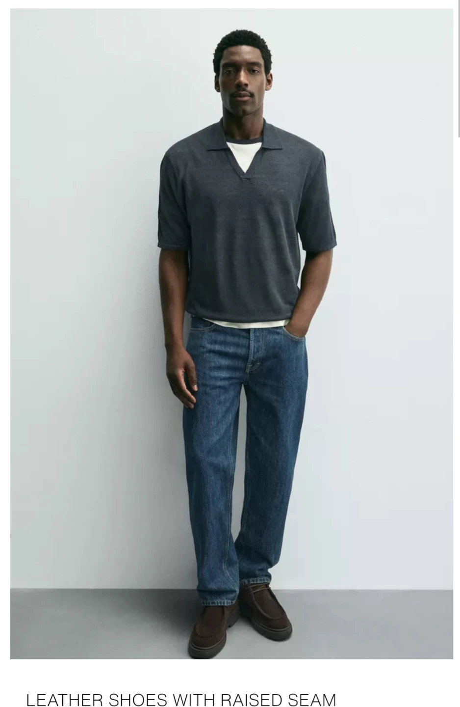 Zara Man Brown Suede Lace-up Shoes - photo 3